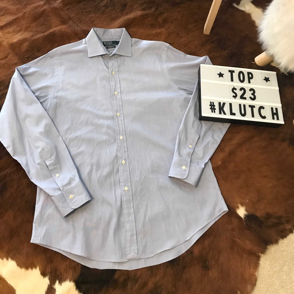 Ralph Lauren Polo button down Size:16 1/2 by 42
